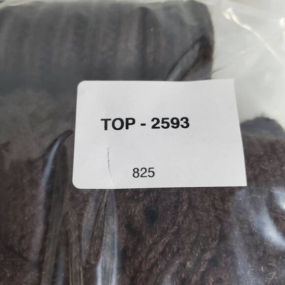 Maurices Brown Cable Knit Shawl Collar Short Sleeve Sweater Vest Size L - Picture 8 of 8